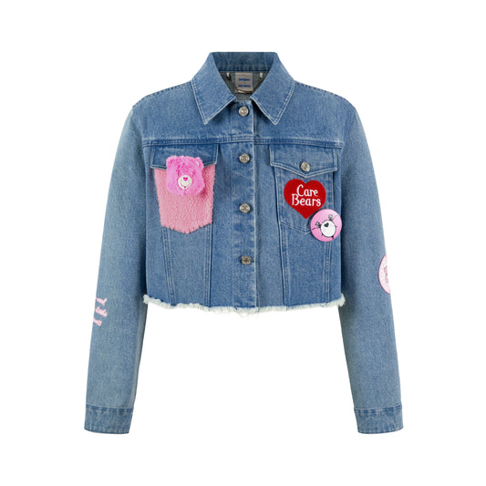 13DE MARZO Care Bears Short Denim Jacket