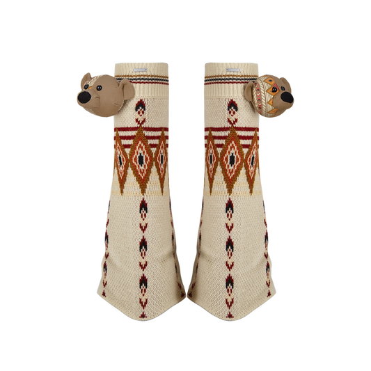 13DE MARZO Tribe Hunting Totem Leg Warmer