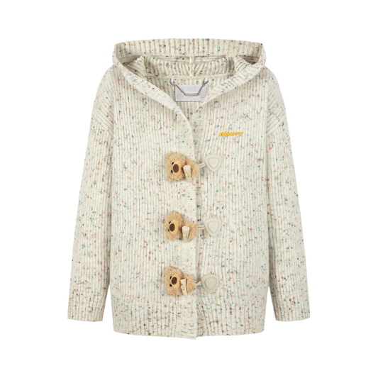 13DE MARZO Doozoo Button Yarn knit Cardigan