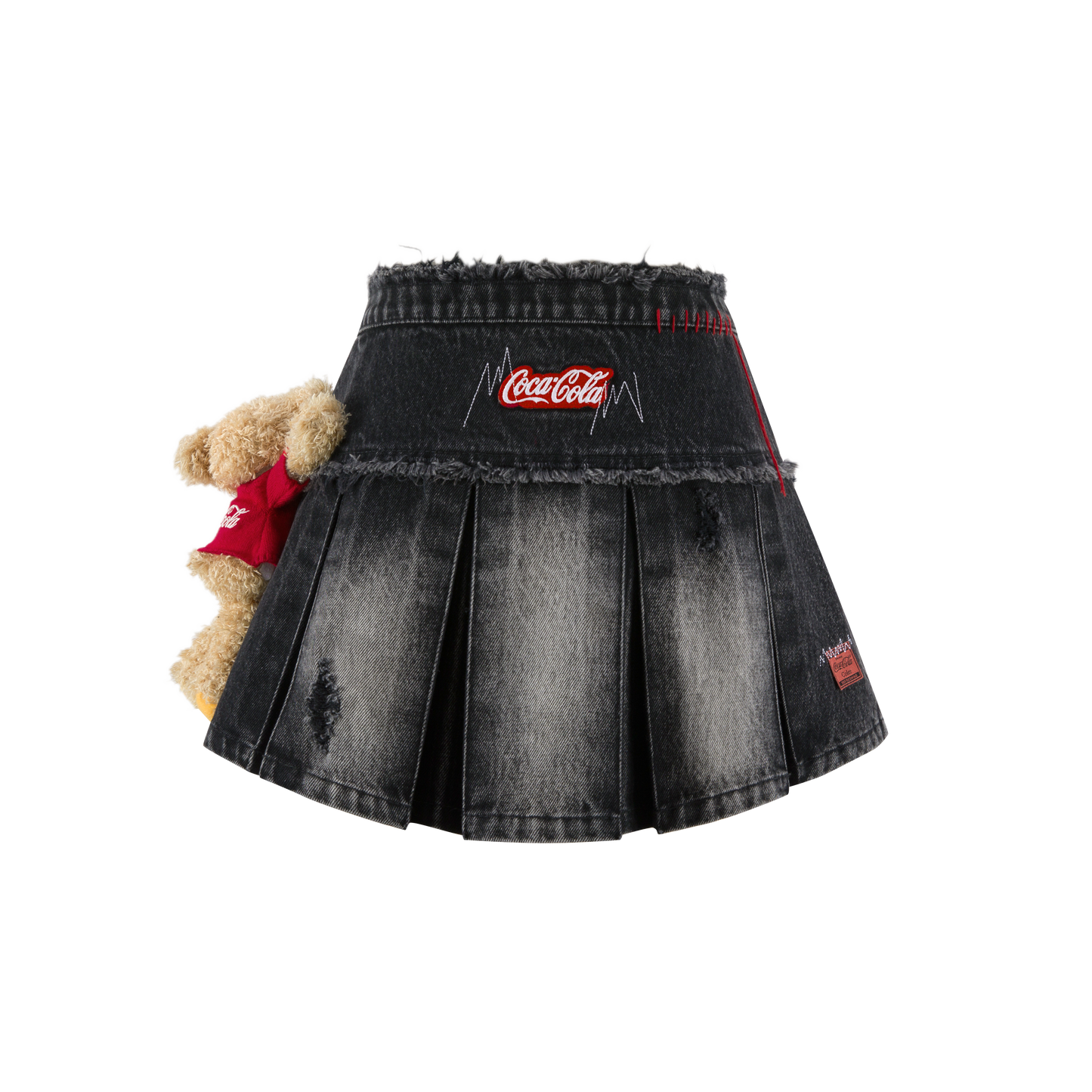 13DE MARZO Coca-Cola Bear Denim Skirt