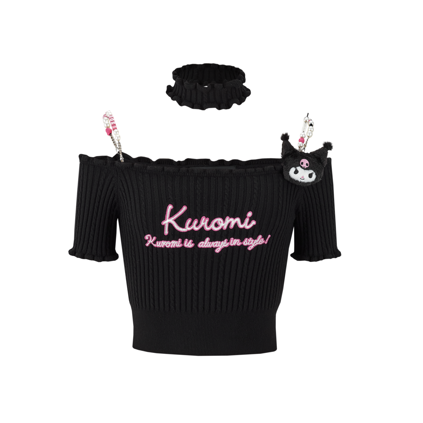 13DE MARZO Kuromi Knit Top