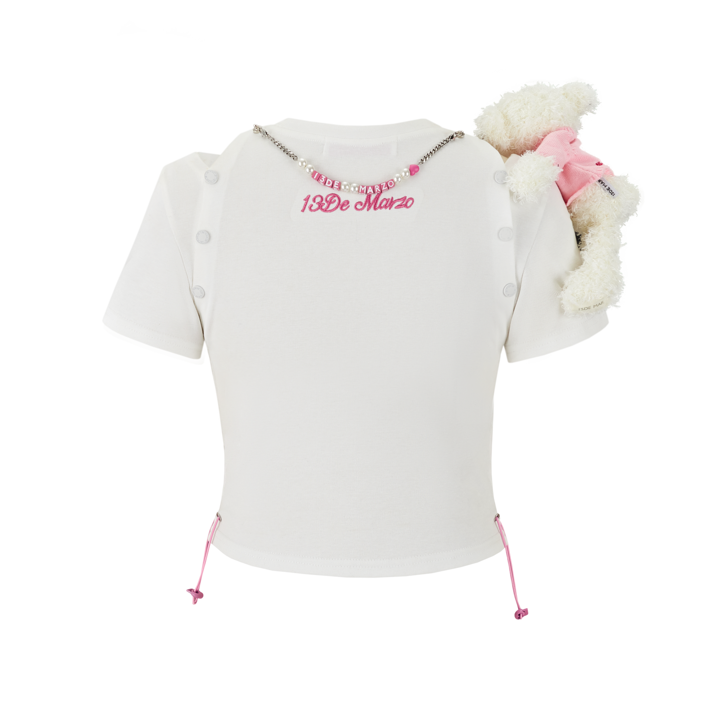 13DE MARZO Hello Kitty Logo Tight Top