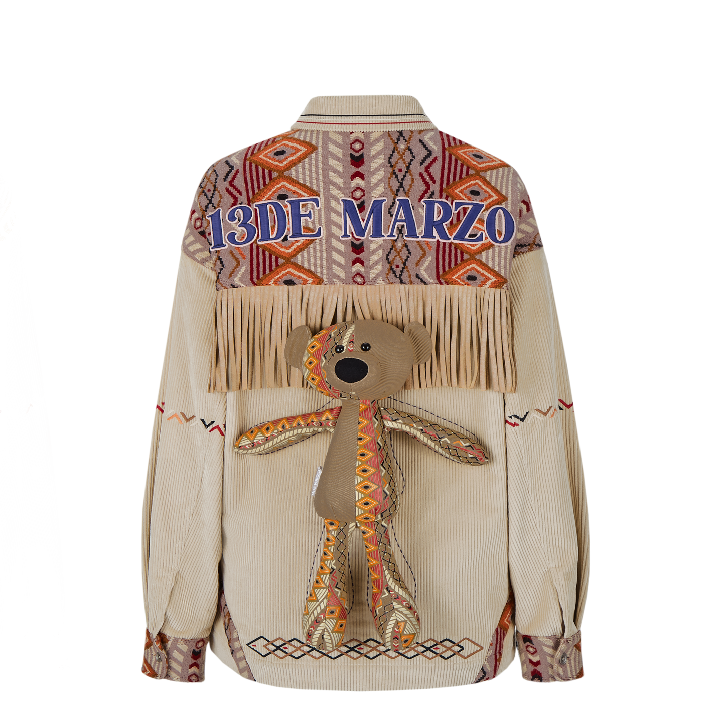 13DE MARZO Tribe Hunting Totem Coat