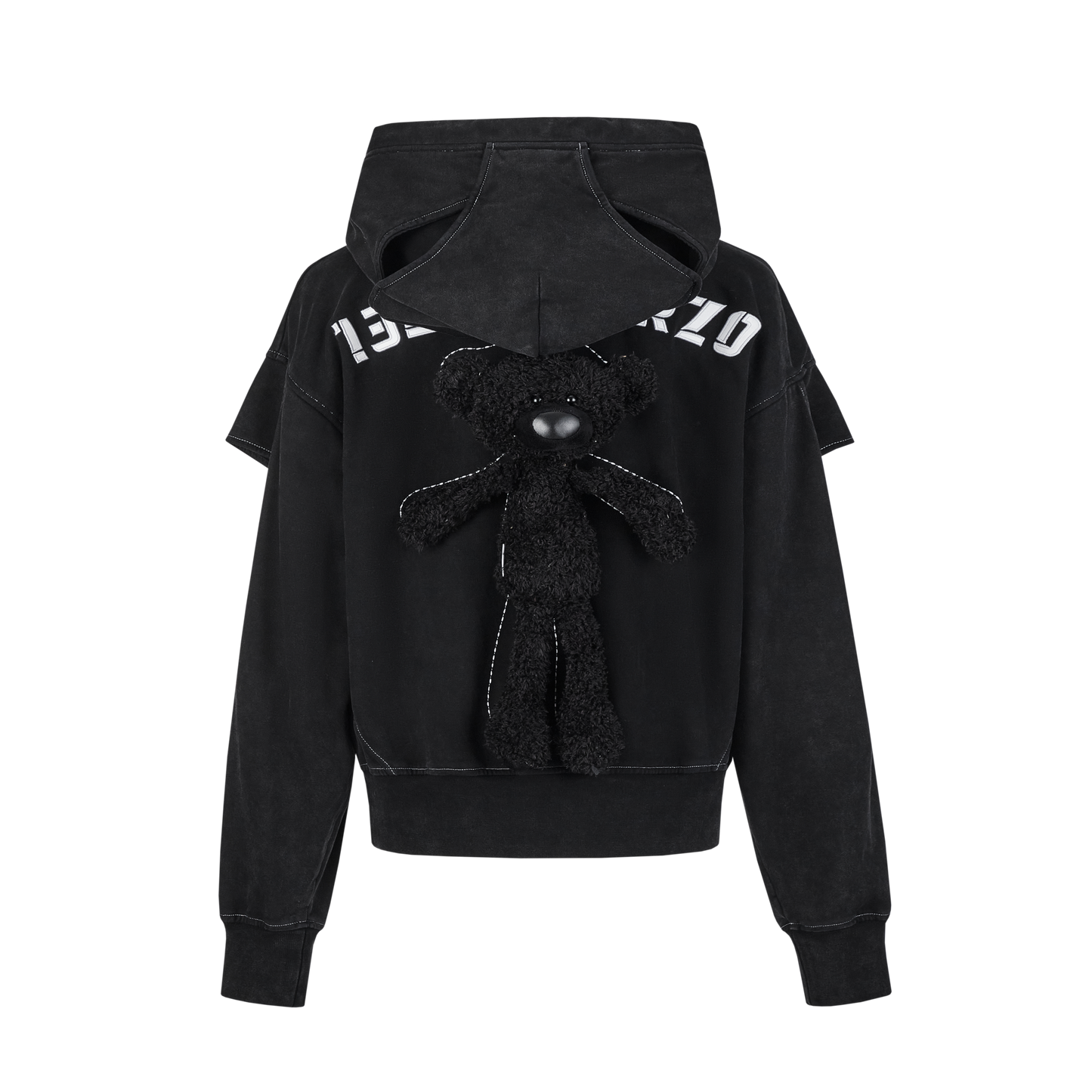 13DE MARZO Cross Hollow Hoodie