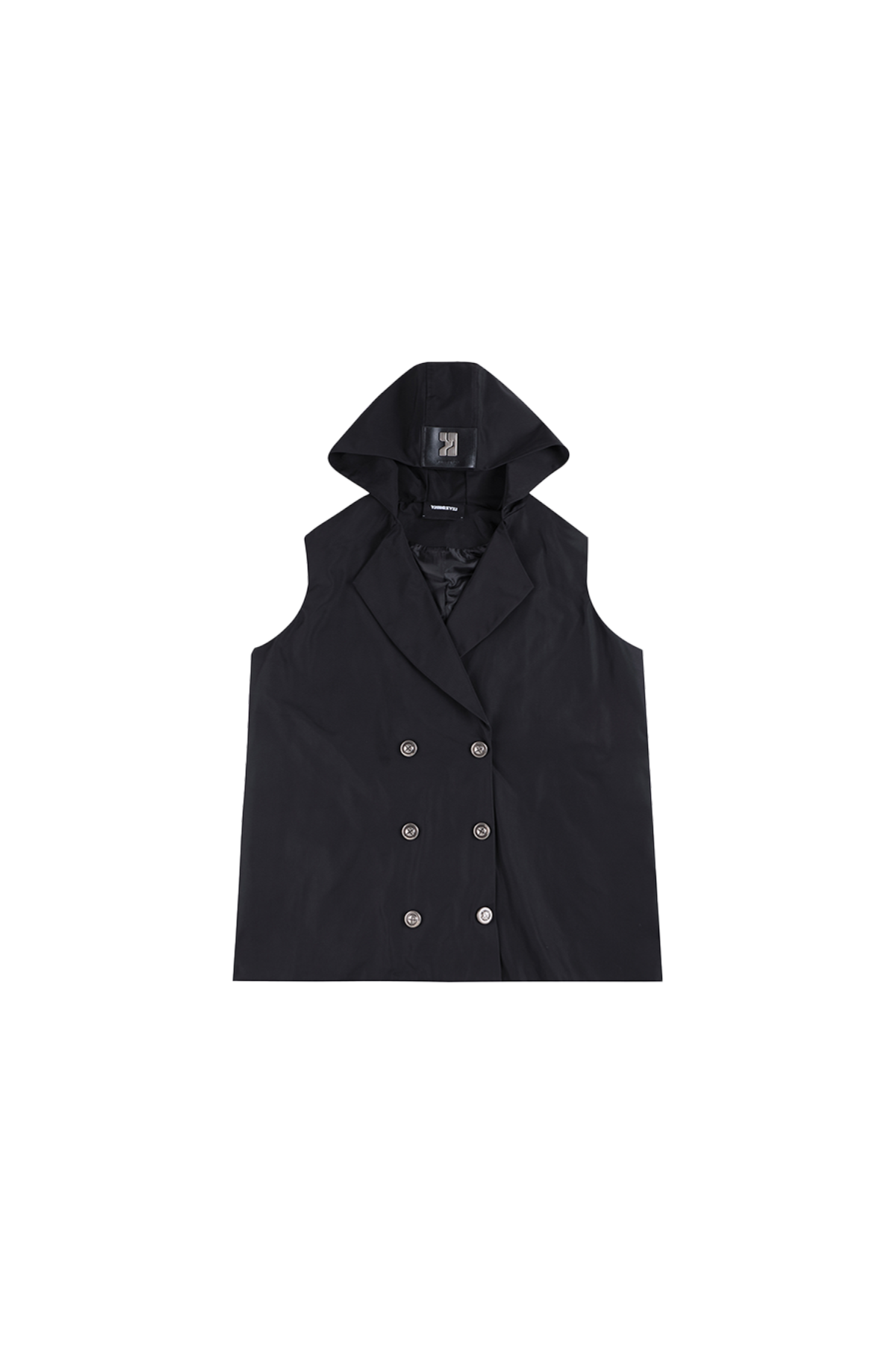 YJ1NGZYZJ Hooded Double-Breasted Waistcoat