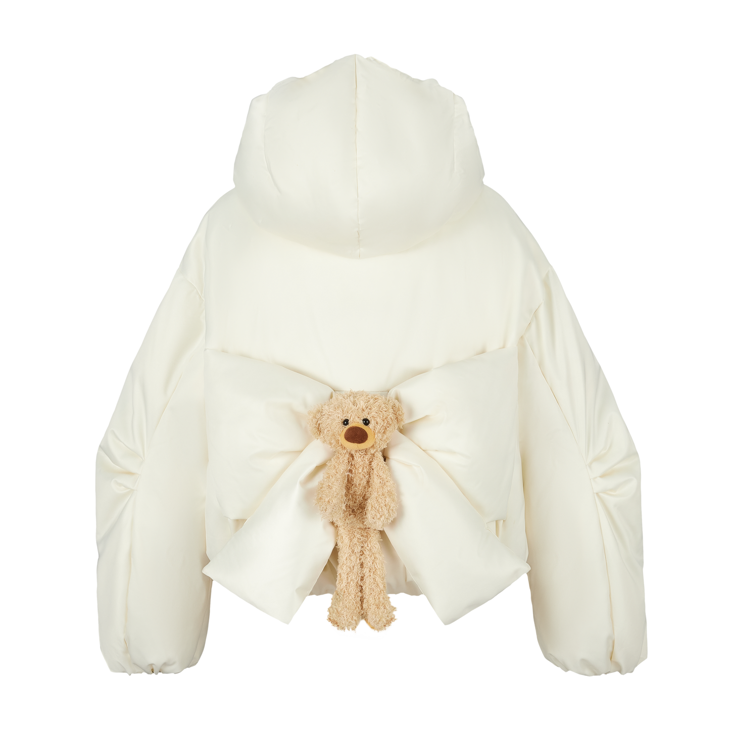 13DE MARZO Doozoo Bow Silky Down Jacket