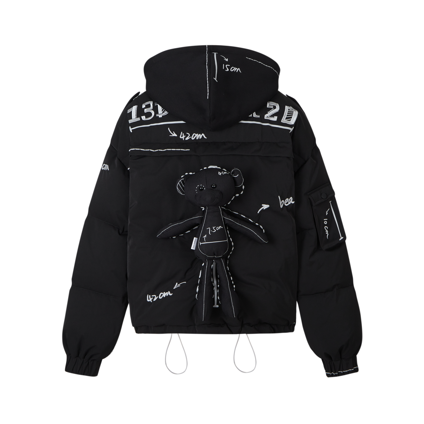 13DE MARZO Sketch Line Down Jacket