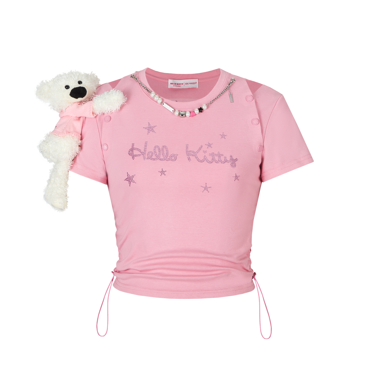 13DE MARZO Hello Kitty Logo Tight Top