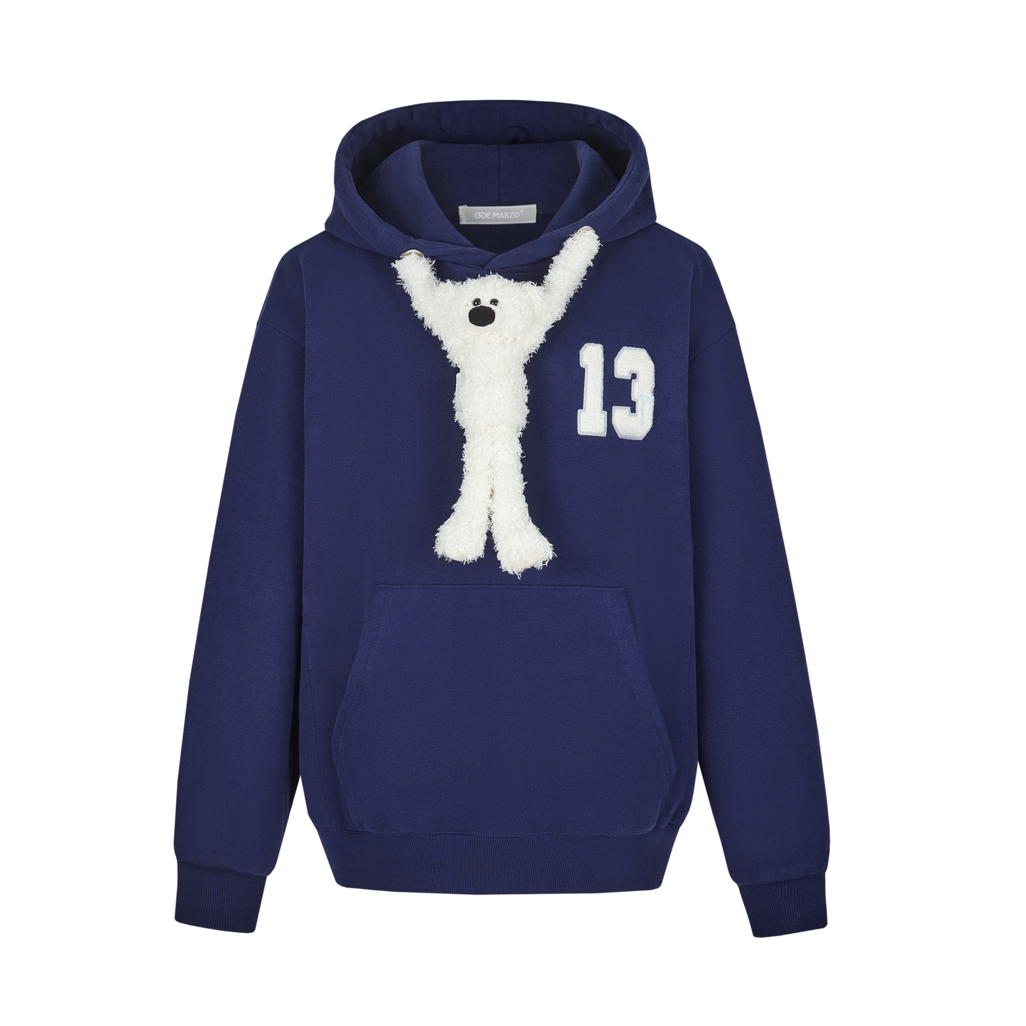 13DE MARZO Doozoo Adjustable String Hoodie