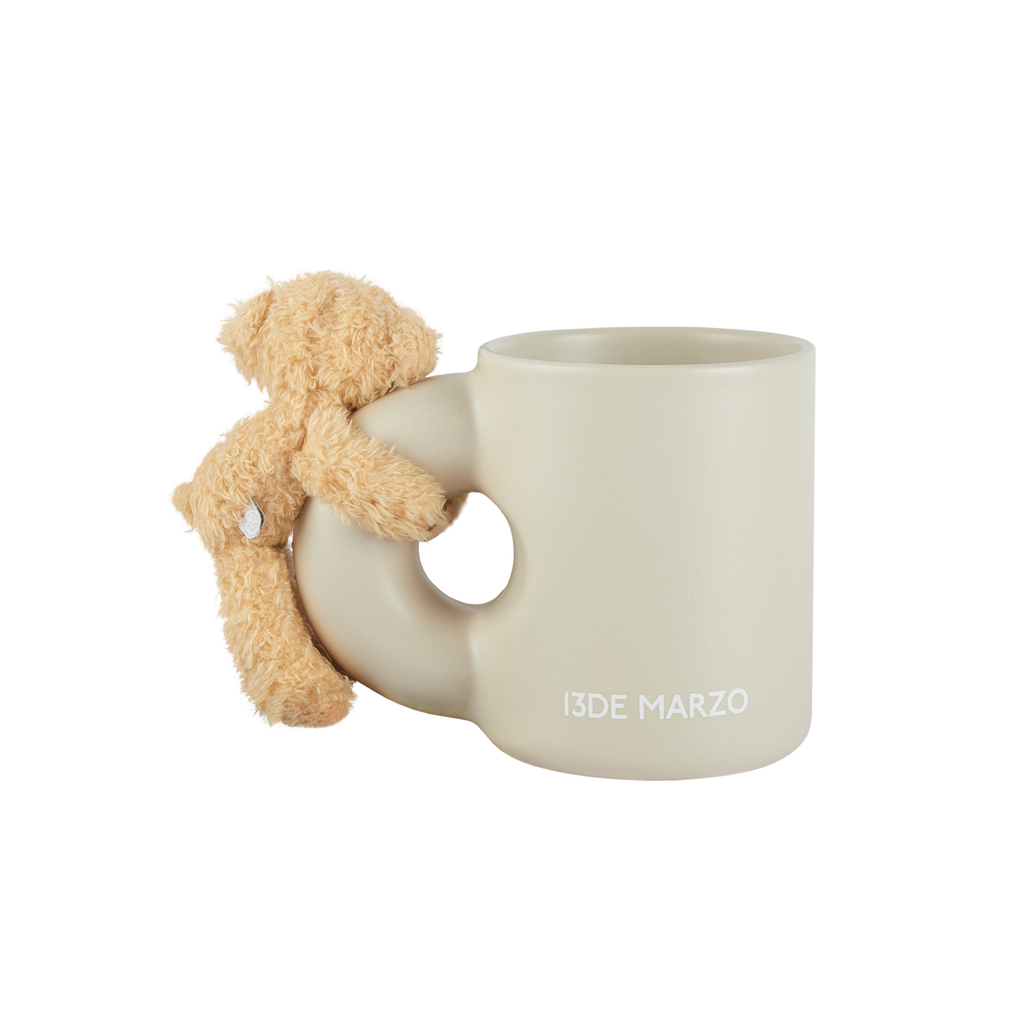 13DE MARZO Heart Logo Bear Mug