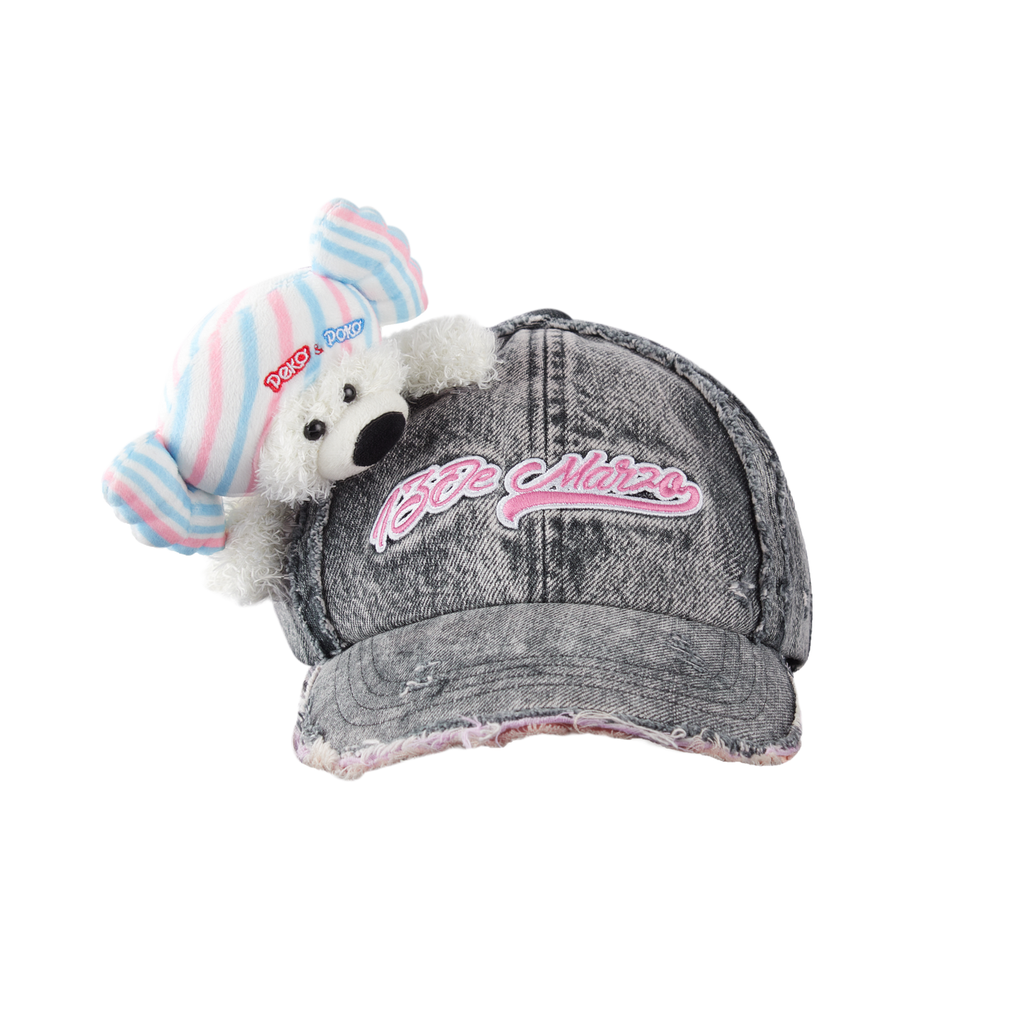 13DE MARZO Fujiya Sweets Bear Denim Cap