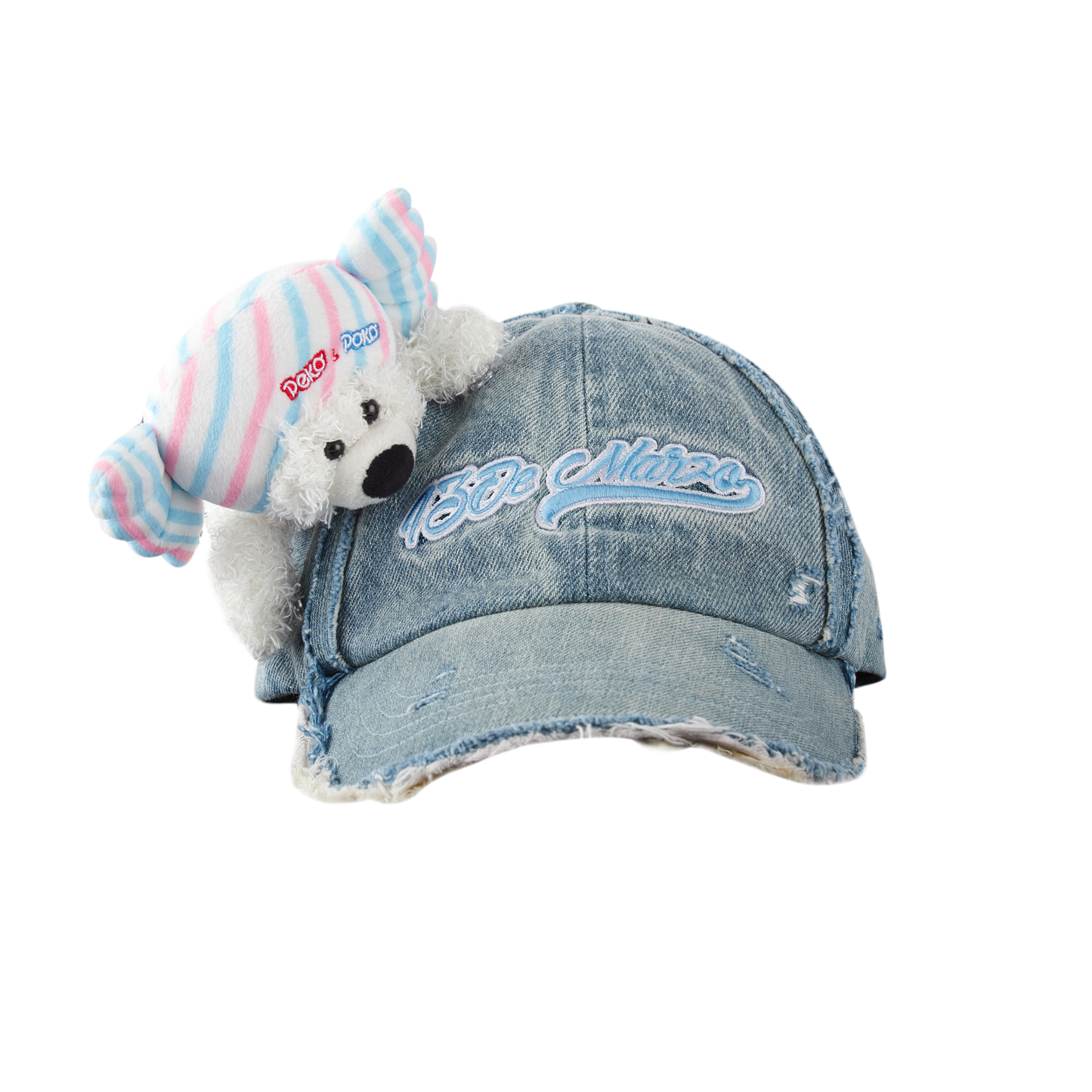 13DE MARZO Fujiya Sweets Bear Denim Cap