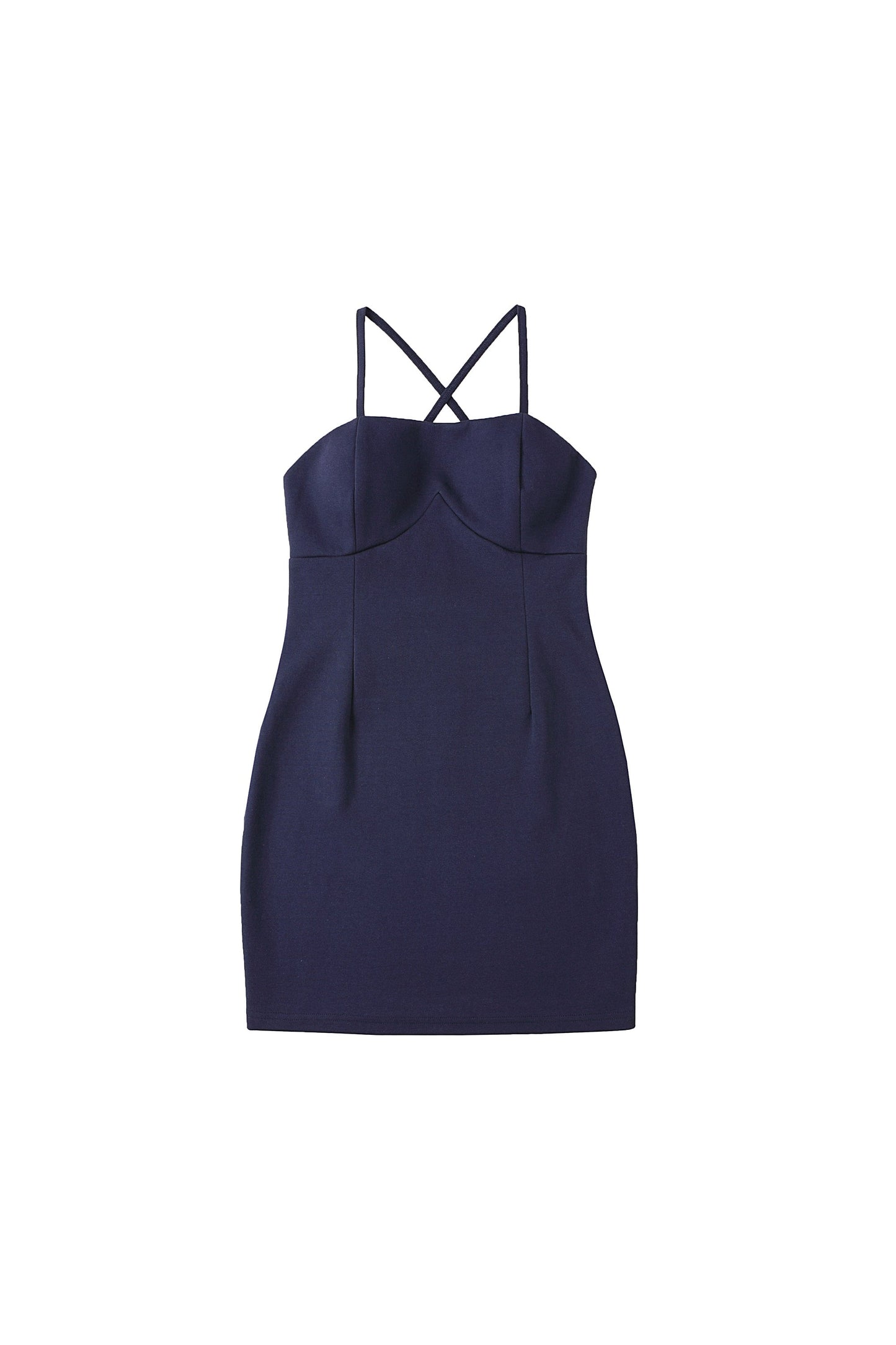 YJ1NGZYZJ Cross-Back Dress In Blue