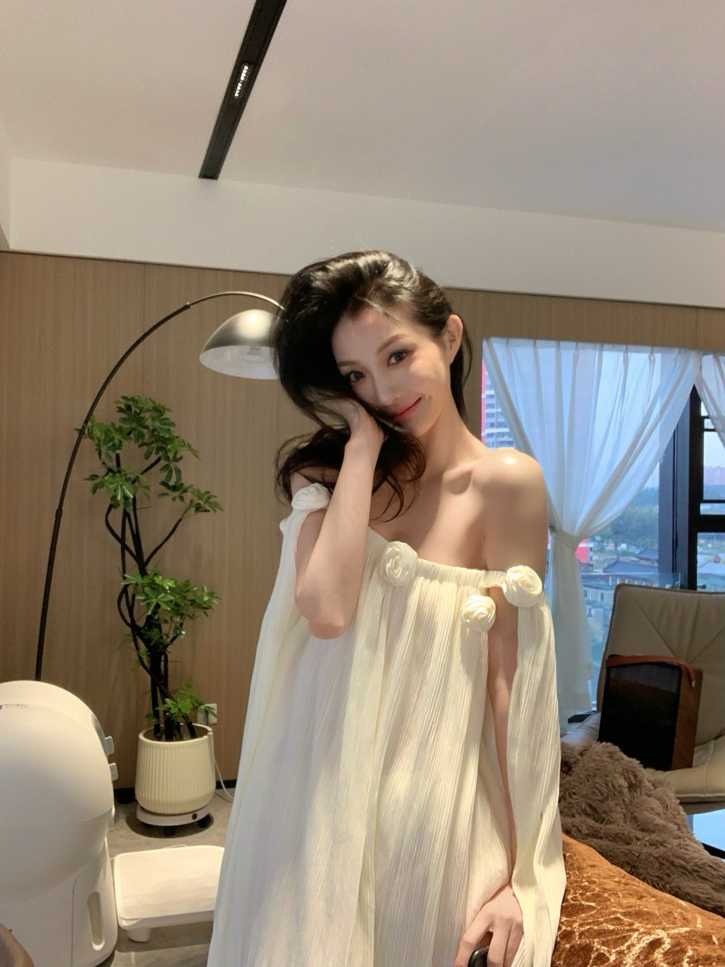 omom Retro Off-Shoulder Bikini