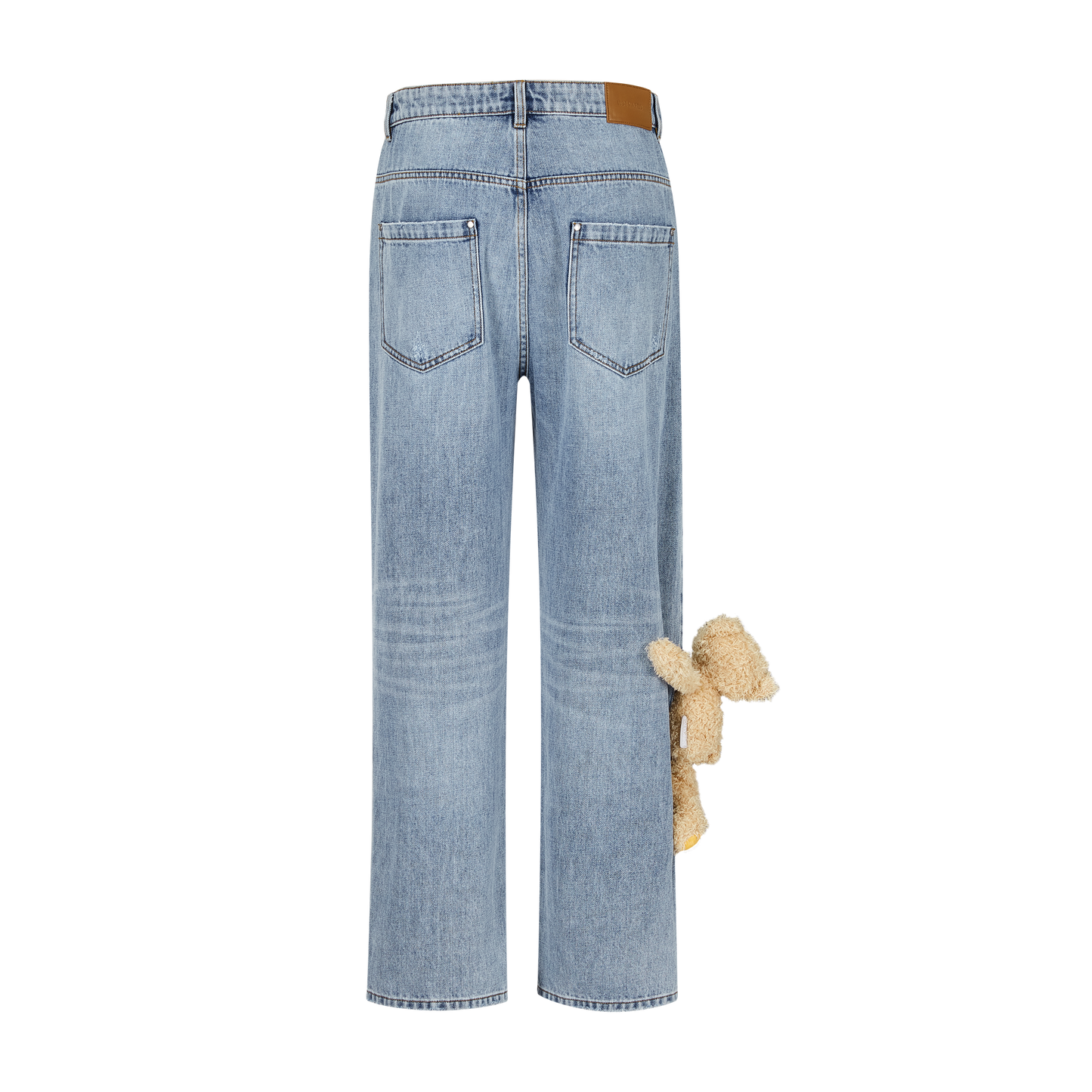 13DE MARZO Bear Base Washed Jeans