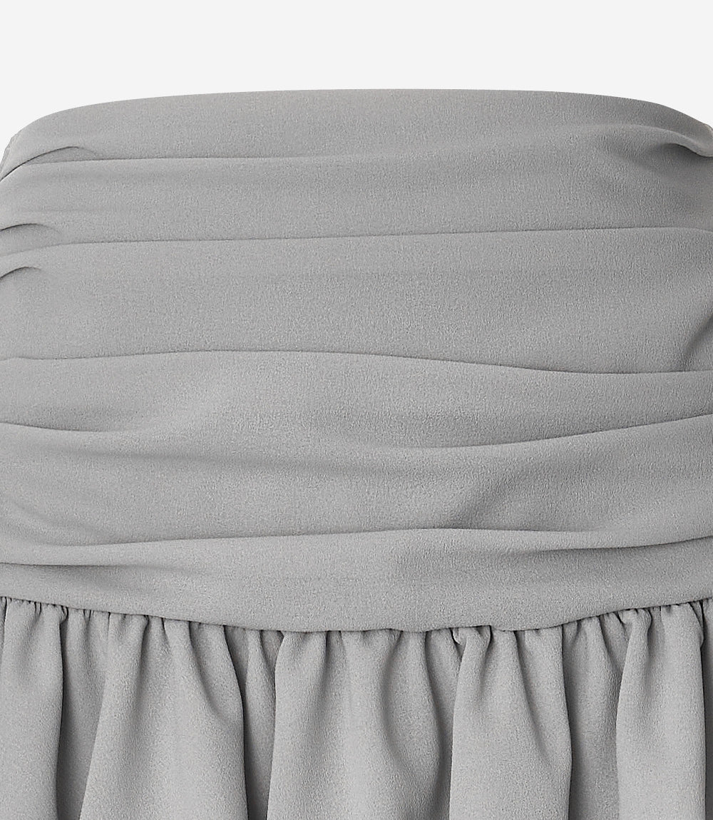 Newalrin Tutu Chiffon Winged Shirred Skirt