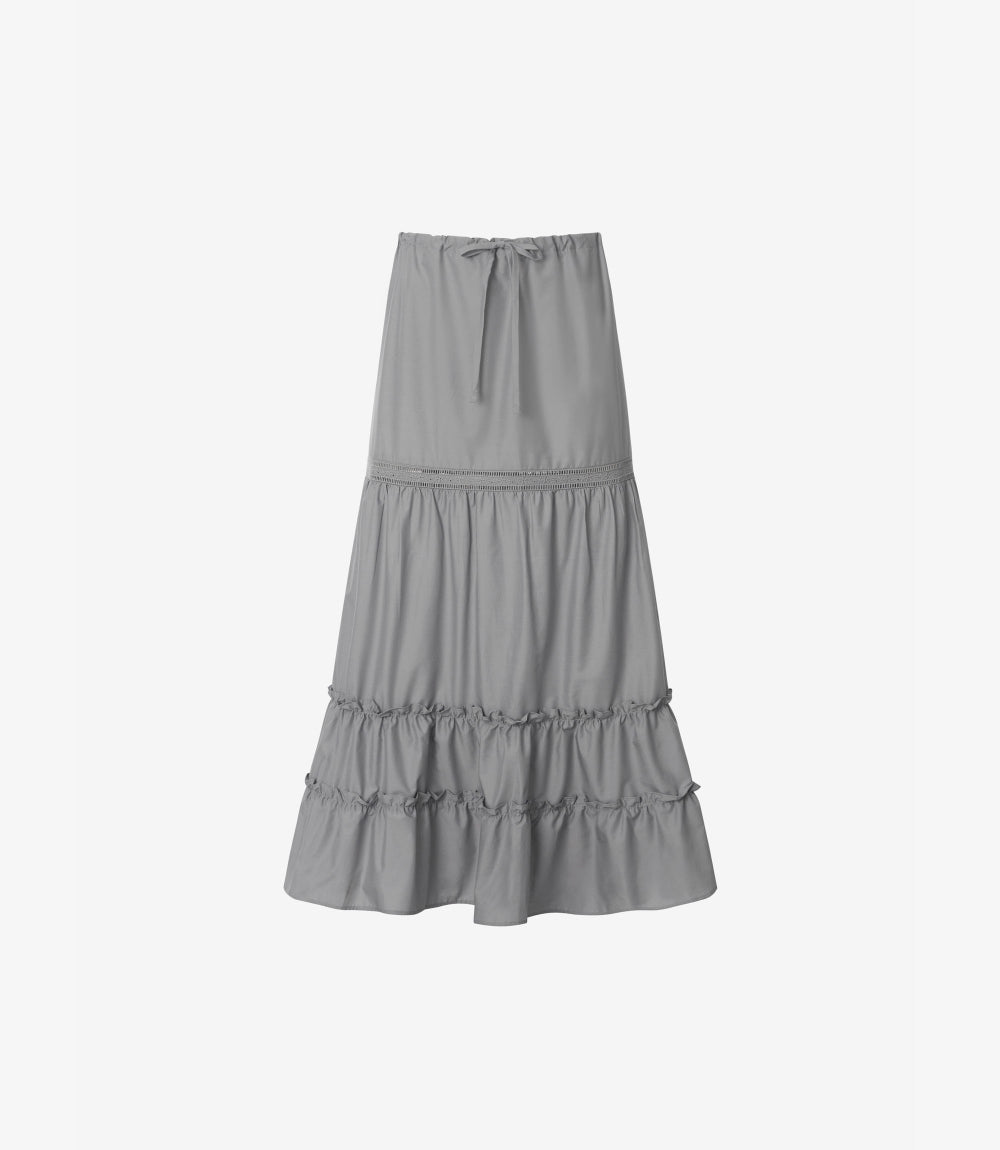 Newalrin Pure Lace Frill Long Skirt