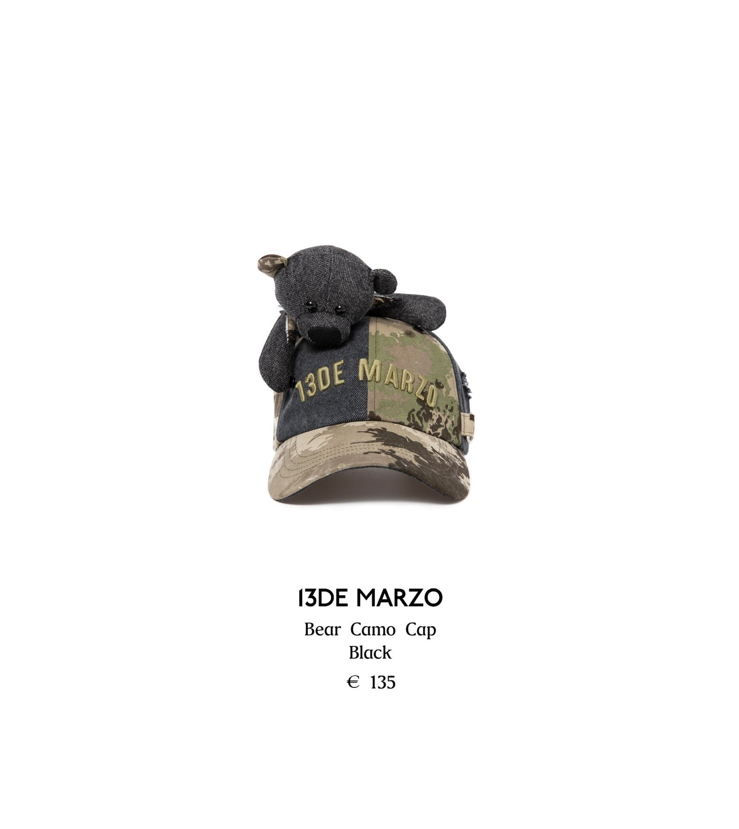 13DE MARZO Bear Camo Cap