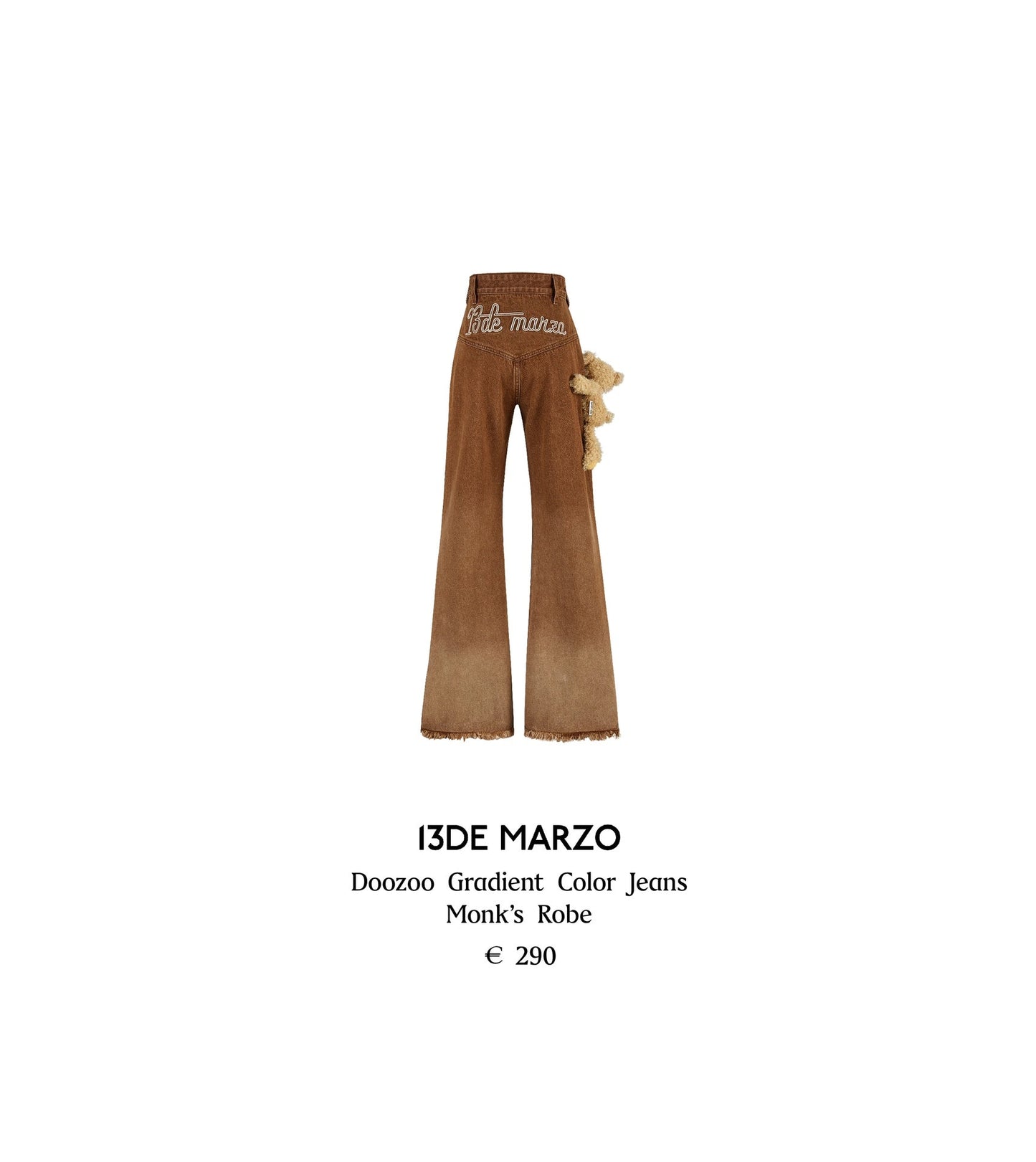 13DE MARZO Doozoo Gradient Color Jeans