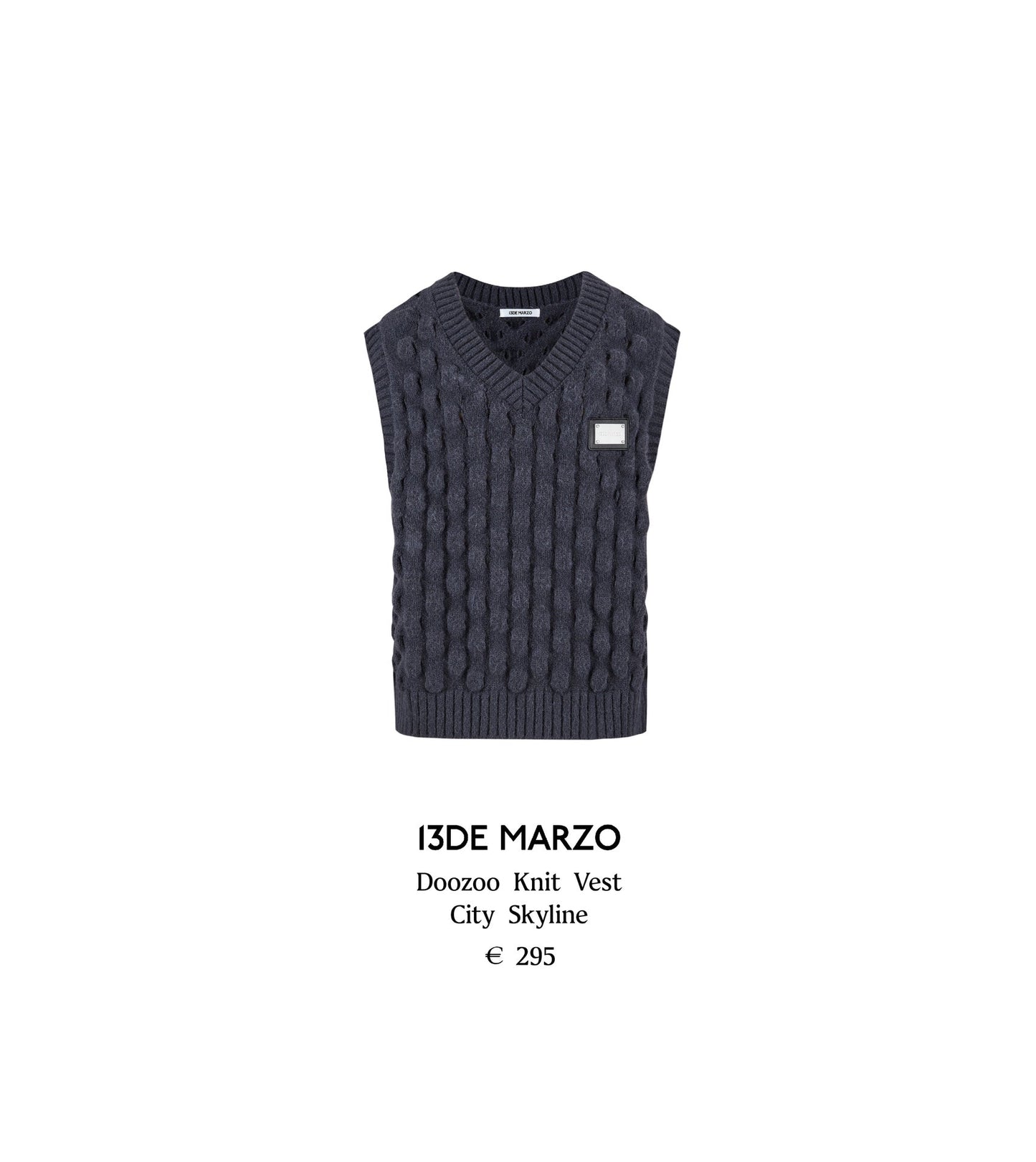 13DE MARZO Doozoo Knit Vest