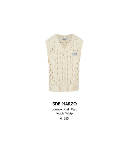 13DE MARZO Doozoo Knit Vest