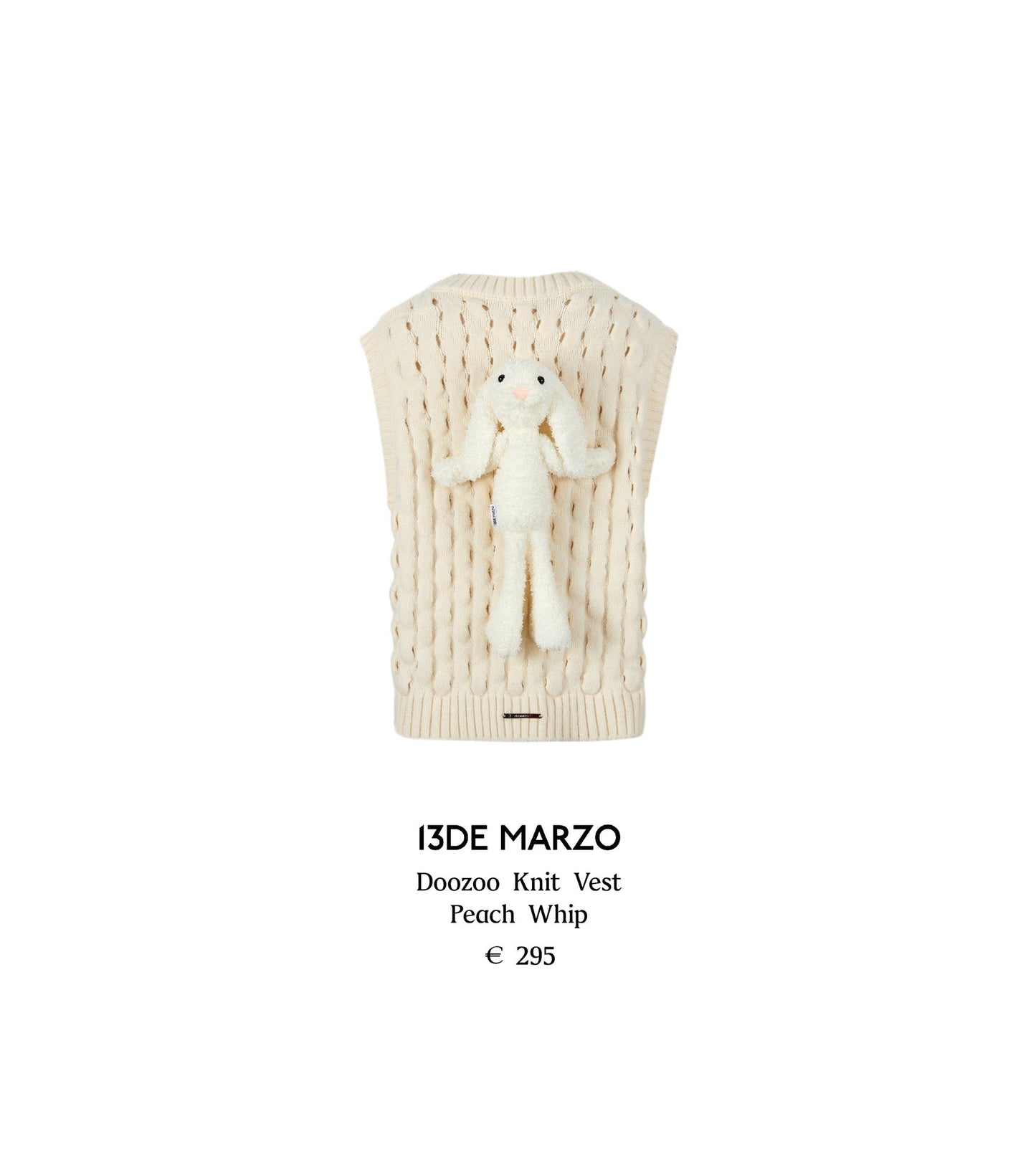 13DE MARZO Doozoo Knit Vest