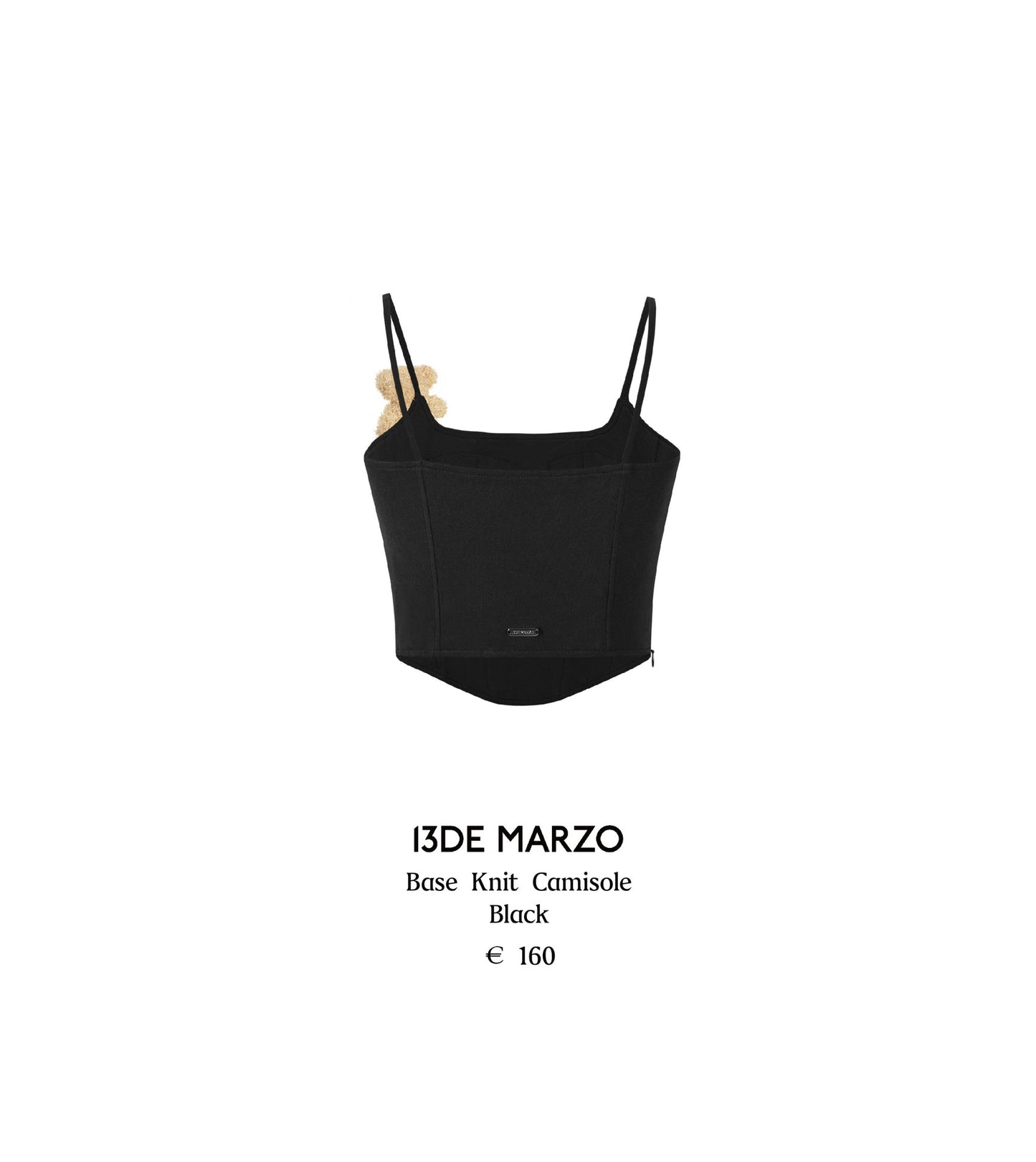 13DE MARZO Base Knit Camisole