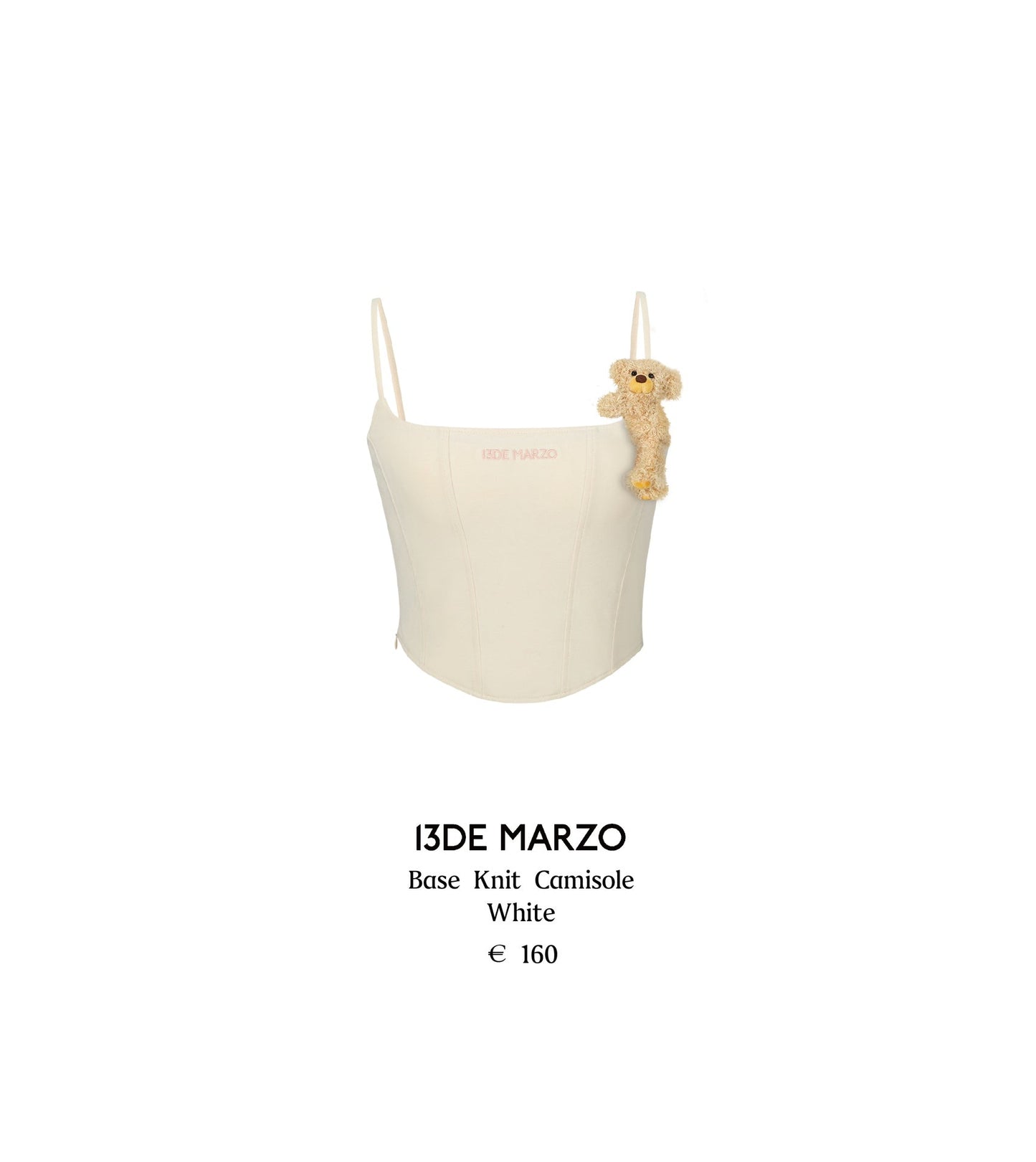 13DE MARZO Base Knit Camisole