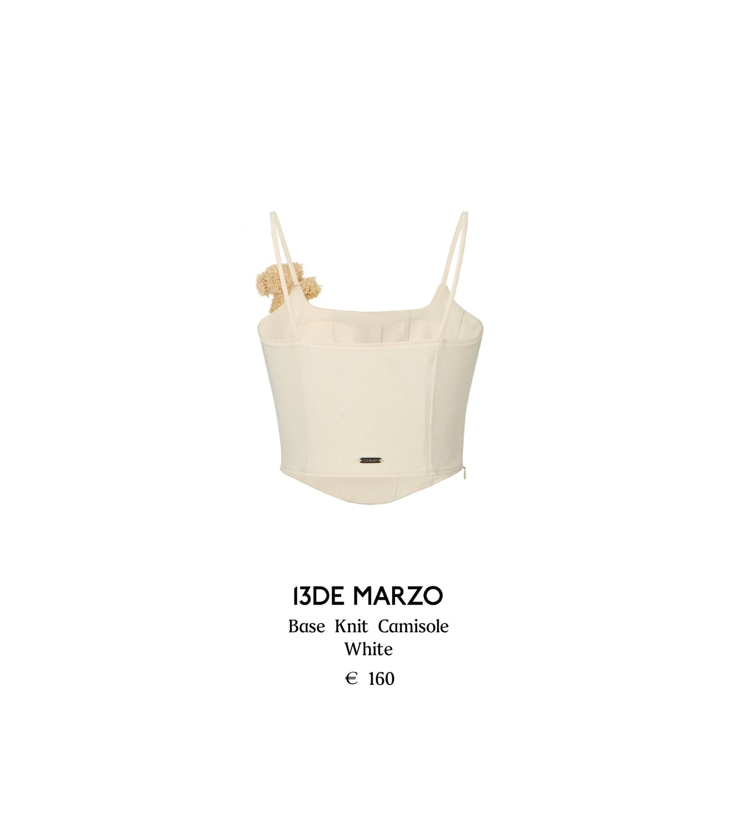 13DE MARZO Base Knit Camisole